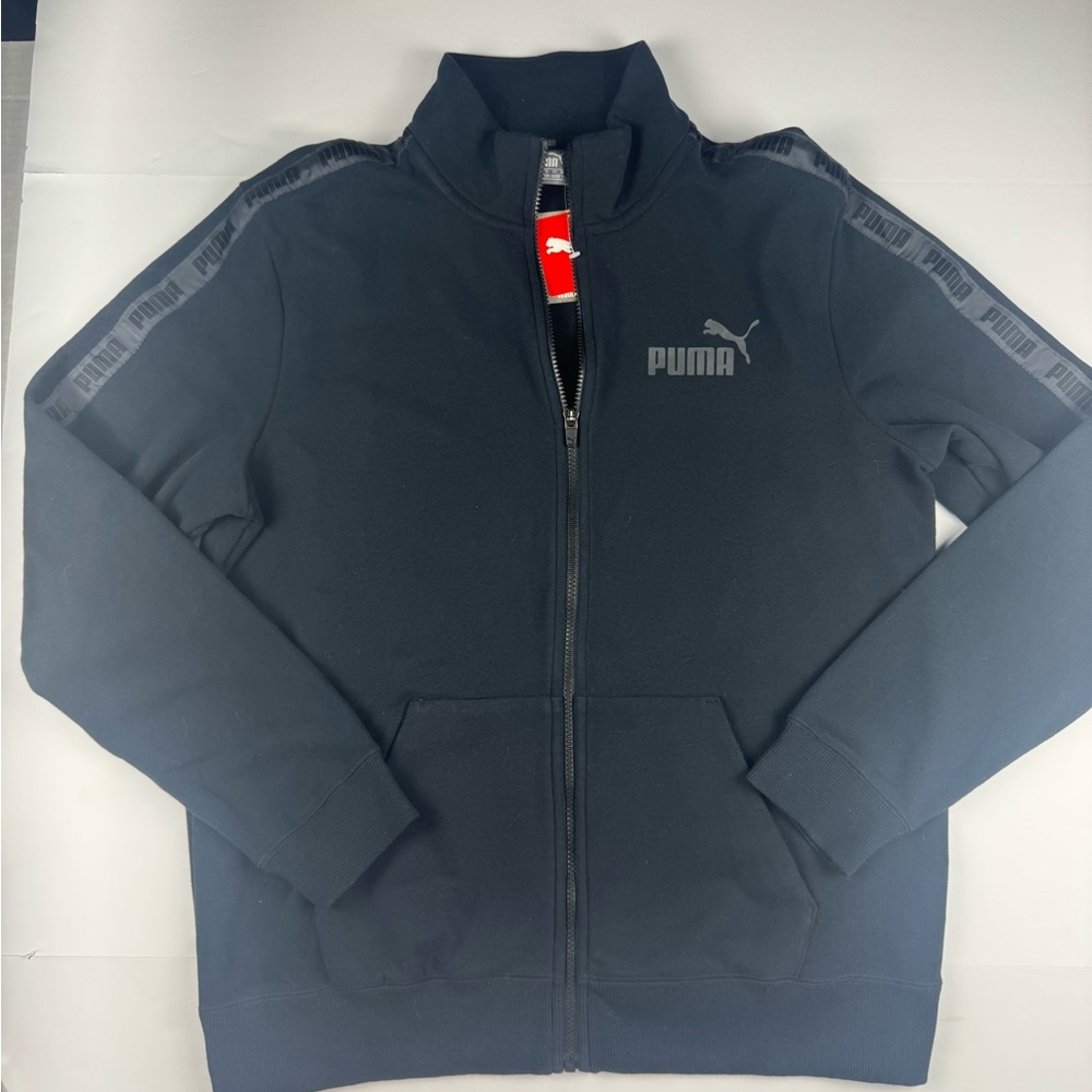Puma Black new with tags Full-Zip Track Jacket size large